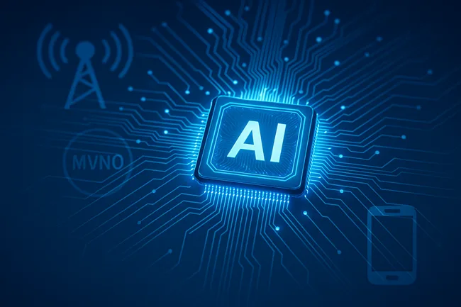Representative image of AI-driven MVNE technology as part of the expanded Consumer Cellular and Amdocs partnership.