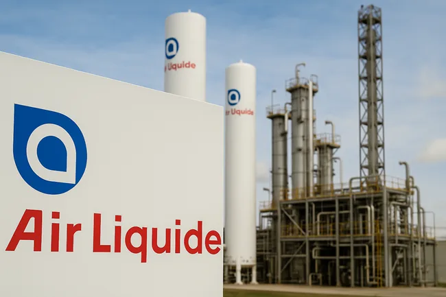 Representative image of Air Liquide’s industrial gas facilities, highlighting its €2.85 billion acquisition of South Korea’s DIG Airgas to expand in semiconductors and clean energy markets.