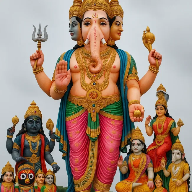 Khairatabad Ganesh 2025 What makes the 69-ft Vishwashanti Mahashakti idol the talk of Hyderabad