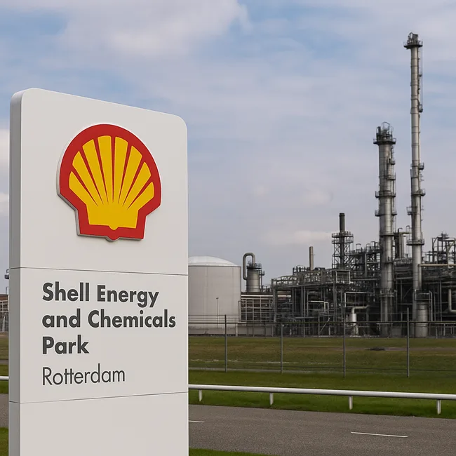 Representative image of Shell Energy and Chemicals Park Rotterdam, where construction of the now-cancelled biofuels plant was originally underway—highlighting the shift in Shell’s low-carbon fuels strategy.