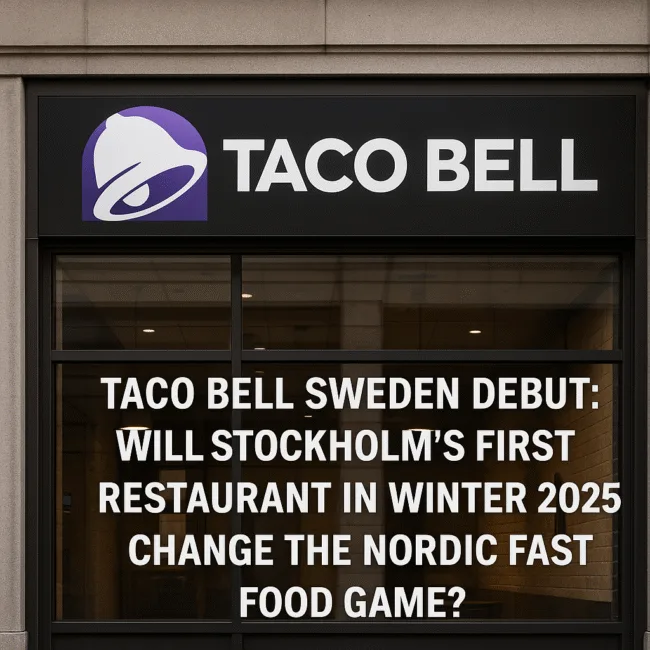 Taco Bell Sweden debut Will Stockholm’s first restaurant in winter 2025 change the Nordic fast food game