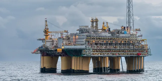 The Åsgard B platform in the Norwegian Sea is central to Equinor’s subsea compression project, which is boosting gas recovery to 90% across the Åsgard and Mikkel fields.