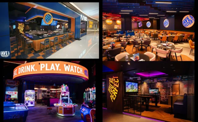 Dave & Buster’s first Philippine location at Opus Mall, marking the brand’s entry into Southeast Asia and the start of its wider Asia-Pacific expansion.