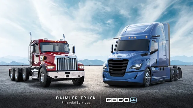 Daimler Truck Financial Services and GEICO have partnered to launch a connected insurance program tailored specifically for Freightliner and Western Star truck operators.