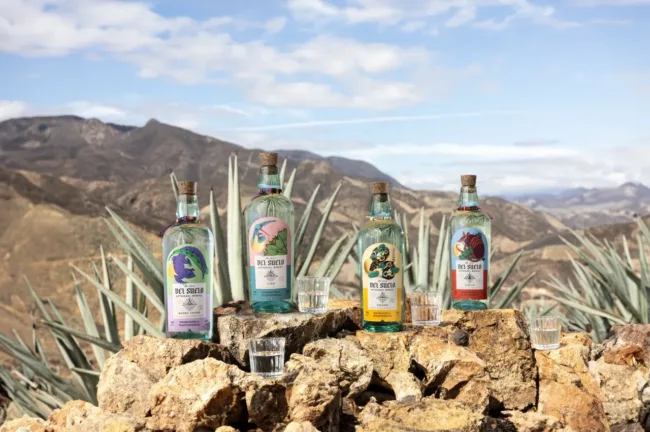 Four expressions from Kirker Greer Spirits’ Del Suelo Mezcal range—Espadín, Liso, Tobalá, and Madrecuishe—represent the brand’s entry into artisanal agave spirits
