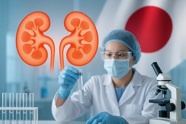 Representative image of kidney disease research as Dimerix (ASX: DXB) secures orphan drug designation in Japan for its Phase 3 therapy DMX-200 targeting FSGS.
