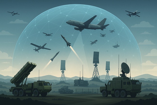 Representative image of Europe’s shift to multi-domain defence systems highlighting how integrated air, land, and cyber capabilities are becoming the backbone of modern homeland security.