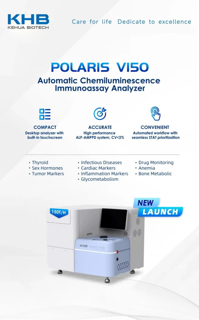 Kehua Bio-engineering brings high-speed immunoassay testing to small labs with Polaris V150