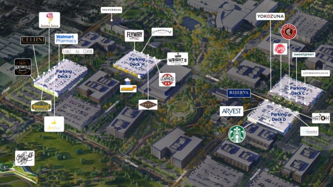 Walmart has announced that Anthropologie will join Starbucks and Chipotle as the final addition to its street-facing retail lineup at the new Bentonville Home Office, with all three stores set to open in spring 2026.