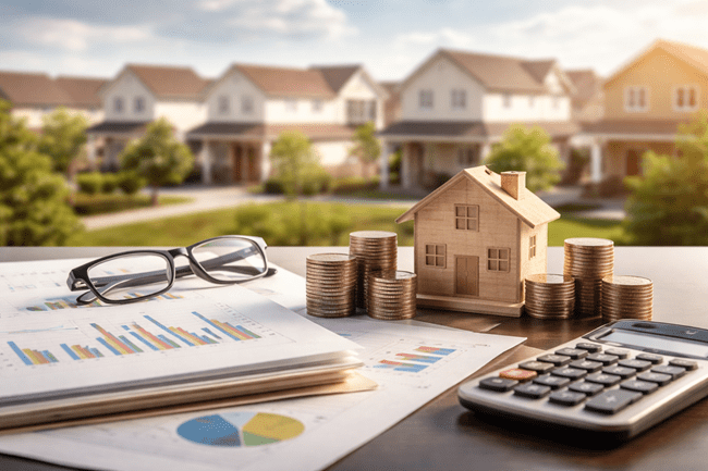 Representative image of UK housing finance and planning trends. Taylor Wimpey’s 2025 results highlight outlet growth, land strategy, and margin outlook across the homebuilding sector.