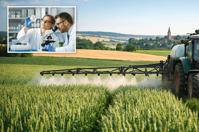 Representative image: Wheat crops under fungicide treatment, reflecting the focus of the ADAMA Ltd–BASF Agricultural Solutions partnership to develop next-generation disease control solutions for European cereals.