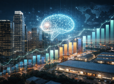 Representative image illustrating how artificial intelligence is reshaping commercial real estate demand, as Cushman & Wakefield introduces its AI Impact Barometer to quantify AI momentum across global property markets.