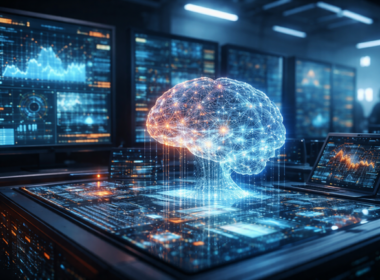 Representative image showing an AI data infrastructure environment, reflecting how platforms like Cobalt AI are responding to rising demands for expert-curated datasets and rigorous evaluation frameworks from AI labs and institutional investors.