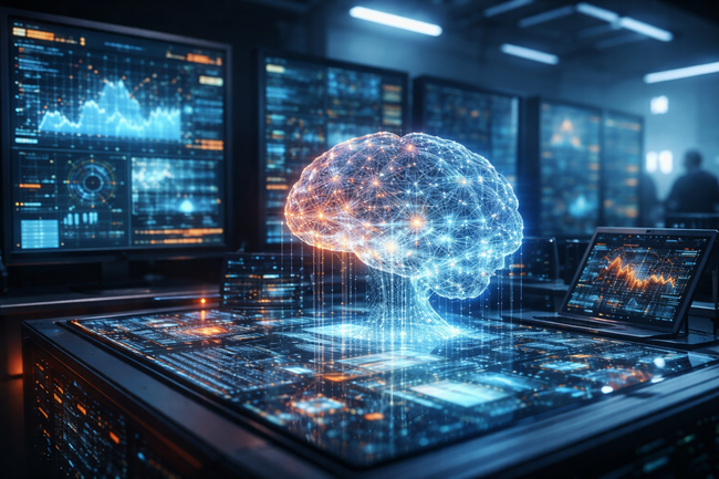 Representative image showing an AI data infrastructure environment, reflecting how platforms like Cobalt AI are responding to rising demands for expert-curated datasets and rigorous evaluation frameworks from AI labs and institutional investors.