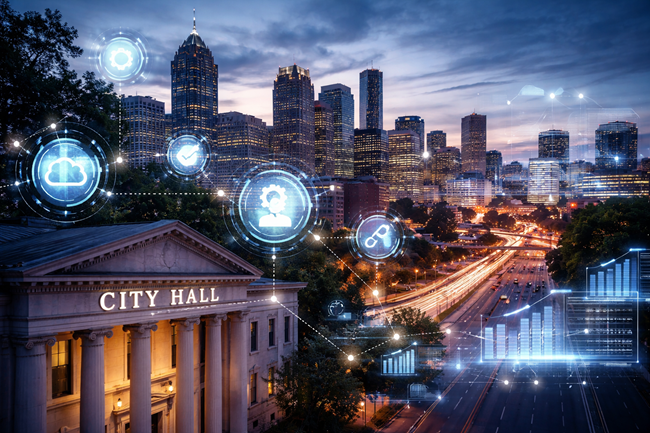 Representative image illustrating how the City of Atlanta’s move to modernize permitting and constituent services reflects a broader shift toward AI-driven municipal governance and cloud-based public sector platforms.