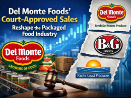 Representative image illustrating Del Monte Foods Corporation II Inc.’s court-approved sale of major business segments to Fresh Del Monte Produce Inc., B&G Foods Inc., and Pacific Coast Producers, highlighting the strategic breakup reshaping the U.S. packaged food industry.