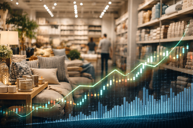 Representative image illustrating UK homewares retail trends and financial performance, aligning with Dunelm Group plc’s H1 FY26 results showing margin resilience, market share gains, and disciplined capital returns.