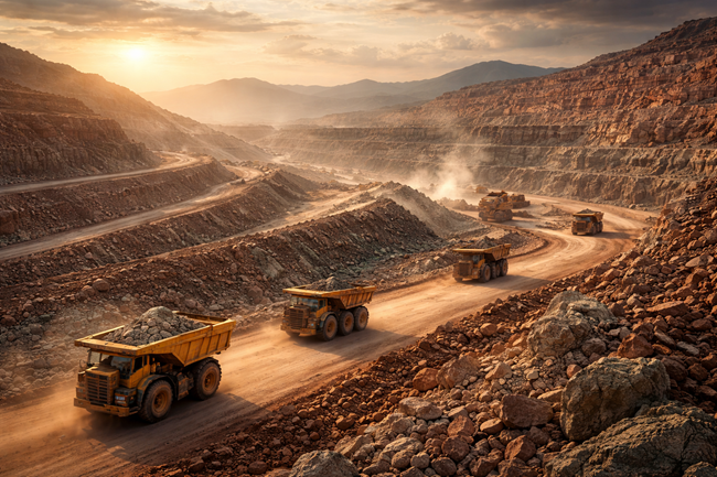 Representative image. Open-pit copper mining operations highlight the sector fundamentals driving Anglo American plc’s share price momentum, as investors focus on copper exposure, cost discipline, and portfolio simplification rather than short-term earnings noise.
