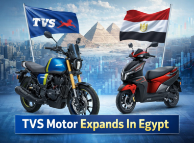 Representative image showing TVS Motor Company Limited’s Ronin motorcycle and Ntorq scooter, used to illustrate the company’s strategic expansion in Egypt and its growing focus on premium two-wheeler markets across the Middle East and North Africa.