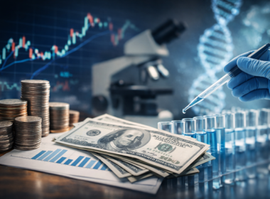 Representative image illustrating the intersection of biotechnology research and capital markets, reflecting Nektar Therapeutics’ $460 million public offering and its advancing rezpegaldesleukin autoimmune drug program.
