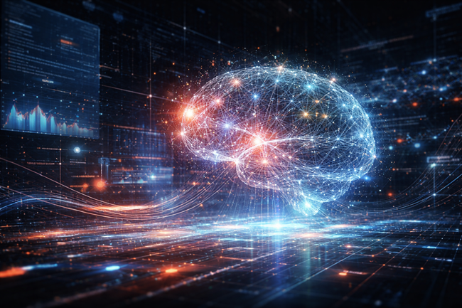 A representative image illustrating diffusion-based artificial intelligence reasoning models, reflecting how Inception’s Mercury 2 is reshaping inference speed, cost efficiency, and real-time deployment for large language models.
