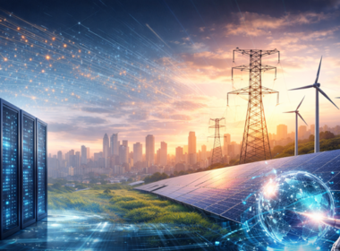 Representative image illustrating India’s emerging sovereign AI infrastructure, where renewable energy, hyperscale data centres and national power grids converge, reflecting Adani Group’s USD 100 billion energy-compute investment strategy.
