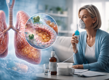 Representative image showing an inhaled respiratory therapy concept for autoimmune pulmonary alveolar proteinosis, reflecting Savara Inc.’s MOLBREEVI FDA priority review milestone and the shift toward targeted treatment ahead of the August 2026 decision.