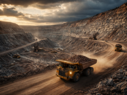 Representative image showing large-scale iron ore mining operations, reflecting investor focus on Rio Tinto plc’s capital intensity, iron ore margins, and balance-sheet pressures following its 2025 results and share price decline.