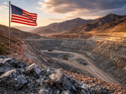 Representative image. An open-pit mining operation in Nevada, reflecting the type of U.S. tungsten projects now drawing strategic attention as companies like Guardian Metal Resources advance domestic supply chain development.