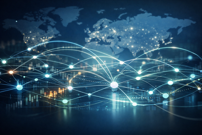 Representative image showing global payment orchestration infrastructure and transaction routing flows as platforms like APEXX Global scale enterprise payments with investor backing.