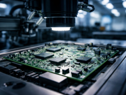 A representative image showing precision semiconductor inspection equipment and analog chip components, reflecting improving demand visibility and margin stability highlighted in Analog Devices’ latest earnings outlook.