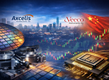 Representative image showing semiconductor manufacturing equipment and chip fabrication, reflecting the industry context around Axcelis Technologies’ shareholder-approved merger with Veeco Instruments and the ongoing consolidation in semiconductor capital equipment.