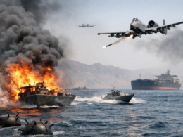 Representative image of United States Air Force A-10 Warthog aircraft targeting Iranian mine-laying vessels in the Strait of Hormuz, illustrating escalating US-Iran tensions and the deepening global oil supply crisis.