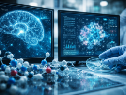 Representative image of AI-driven central nervous system drug discovery, reflecting how Insilico Medicine expanded its Tenacia Biotechnology collaboration in a deal worth up to $94.75 million.