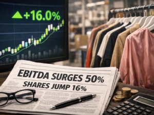 Representative image of an online fashion retail and stock market rebound theme illustrating the ASOS Plc H1 FY26 update, as EBITDA rose about 50%, full-year guidance was maintained, and ASOS shares jumped 16% on turnaround optimism.