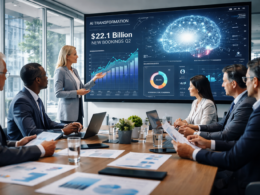 Accenture Q2 FY2026 earnings highlight AI transformation demand driving $22.1 billion in bookings and reshaping revenue mix across global consulting operations (representative image).