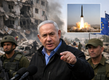 Israeli Prime Minister Benjamin Netanyahu calls for European support against Iran following the Diego Garcia missile escalation, as global tensions rise after long-range strike — representative image.