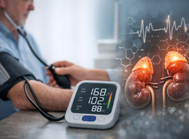 Representative image of resistant hypertension screening and cortisol-related disease, illustrating Corcept Therapeutics’ MOMENTUM trial findings on hypercortisolism prevalence in difficult-to-treat blood pressure patients.