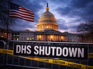 Representative image of the United States Capitol as the Department of Homeland Security shutdown fight deepens, with the House passing a 60-day funding bill that Senate Democrats say they will block.
