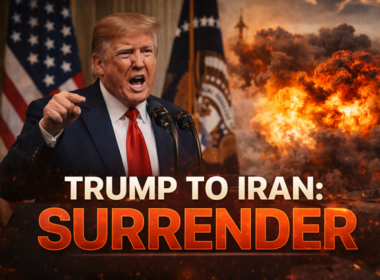 Representative image: U.S. President Donald Trump delivering a hardline message on Iran as Operation Epic Fury enters its second week and Washington rules out diplomatic mediation in the escalating Middle East conflict.
