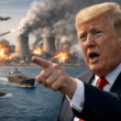 Representative image of United States President Donald Trump issuing a 48-hour ultimatum to Iran over the Strait of Hormuz, highlighting escalating tensions and threats to target Iranian power plants.