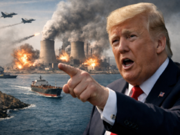 Representative image of United States President Donald Trump issuing a 48-hour ultimatum to Iran over the Strait of Hormuz, highlighting escalating tensions and threats to target Iranian power plants.