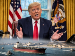 Representative image of United States President Donald Trump speaking in the Oval Office as markets watch Iran’s reported oil and gas concession tied to Strait of Hormuz transit flows, a development at the center of the latest Trump-Iran-Hormuz story.