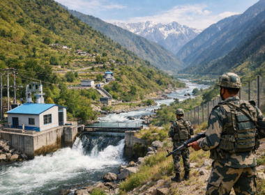 India’s small hydro power push gains momentum as the government targets ₹15,000 crore investment, 51 lakh jobs, and border infrastructure strengthening—run-of-river projects expand clean energy capacity in remote regions (representative image).
