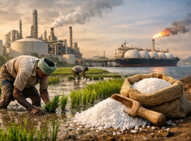 India boosts urea output by 23% ahead of Kharif 2026 sowing season, as emergency natural gas procurement supports fertilizer supply stability amid global energy disruptions (representative image).