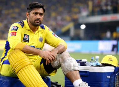 Representative image of MS Dhoni in an IPL-style cricket setting, used for illustrative purposes alongside coverage of Chennai Super Kings’ early 2026 injury setback.