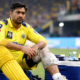 Representative image of MS Dhoni in an IPL-style cricket setting, used for illustrative purposes alongside coverage of Chennai Super Kings’ early 2026 injury setback.