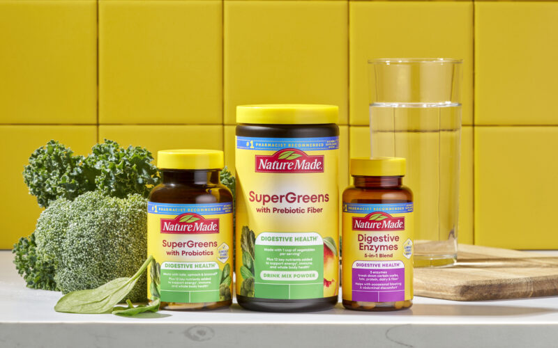 Nature Made launches SuperGreens and digestive enzymes to capture booming digestive wellness demand