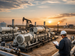 Representative image of Permian Basin natural gas compression infrastructure as Kodiak Gas Services (NYSE: KGS) expands footprint with $24m compression asset acquisition and 7-year service contract.