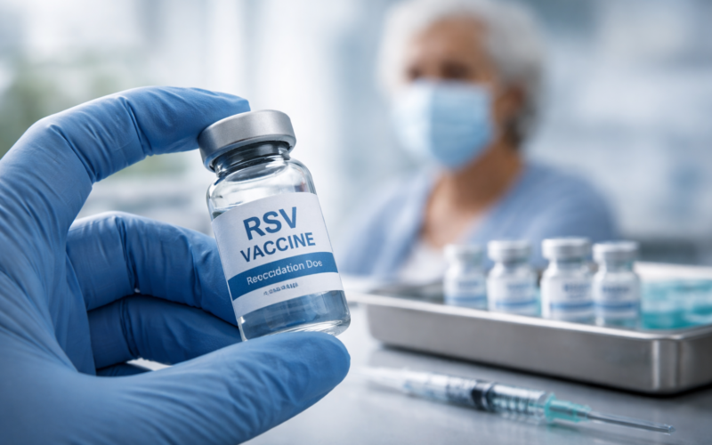 Clover Biopharmaceuticals RSV vaccine re-vaccination study highlights stronger antibody response versus Arexvy in older adults, signalling a potential shift in booster strategy (representative image).